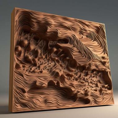 Patterns and decorations stl Geophaps 1 3d model
